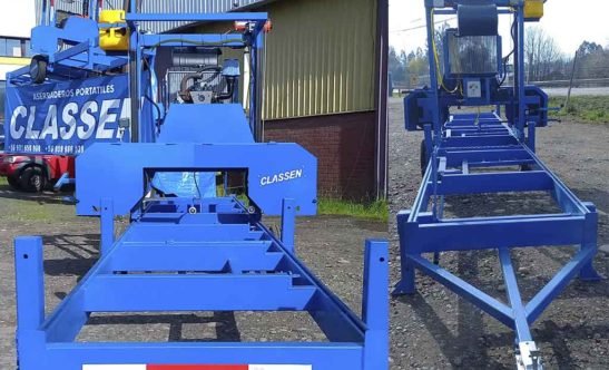 Aserraderos portátiles con motor diesel Kubota